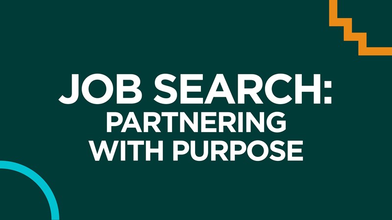 Job Search: Partnering With Purpose