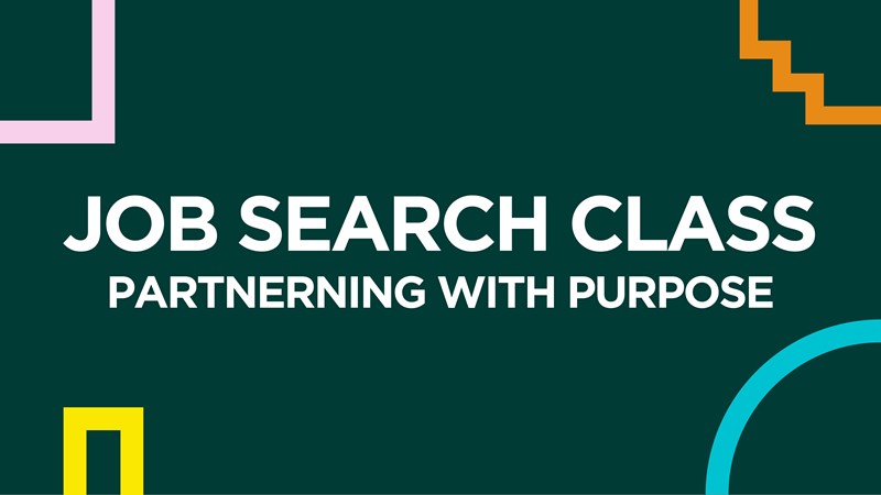 Job Search Class: Partnering With Purpose